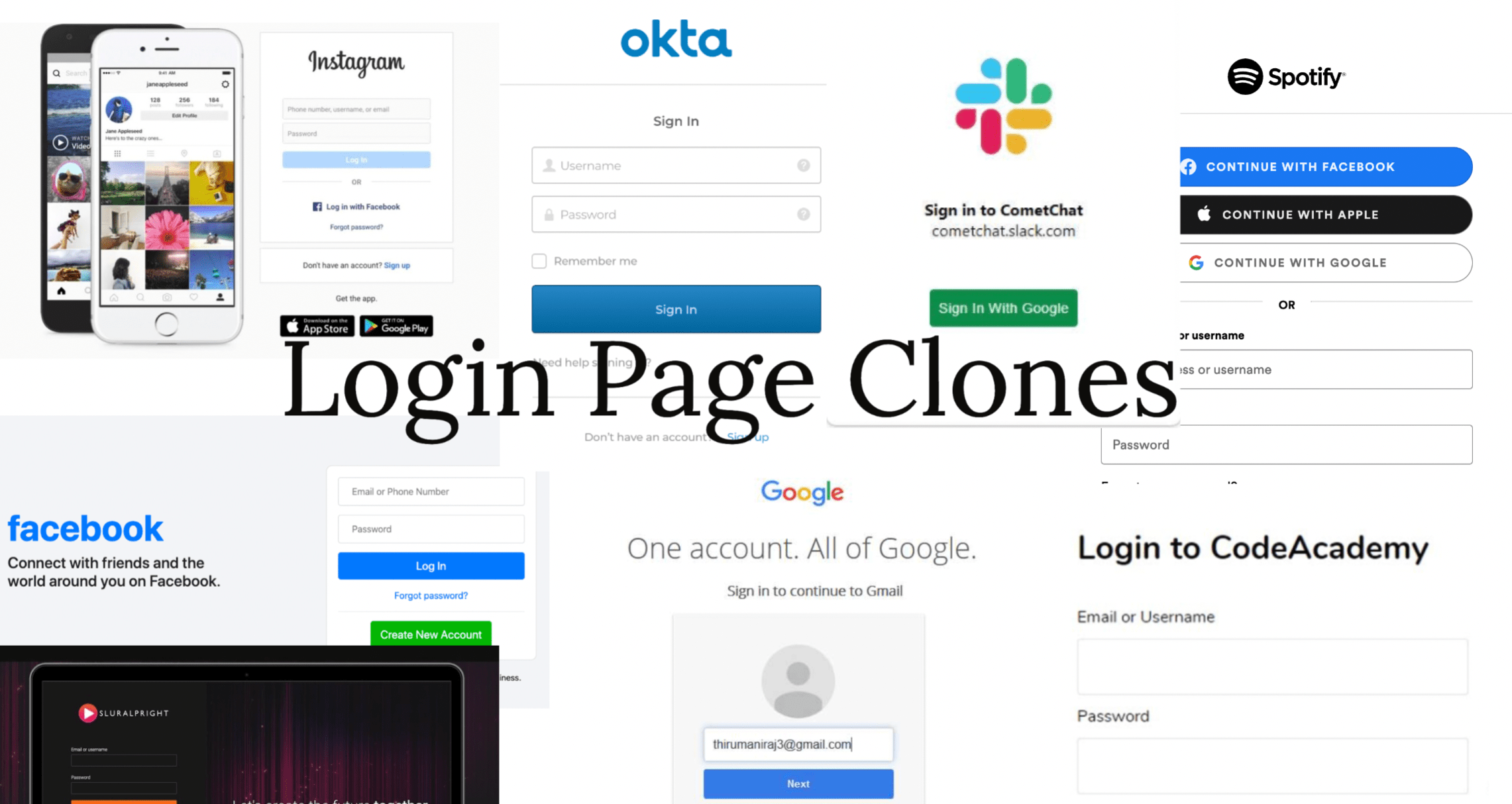 Phishing, Clone Login Pages & Stolen Credentials